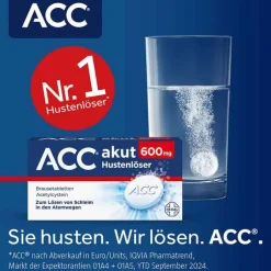 ACC akut 600 mg Hustenlöser, Brausetabletten, 10 St