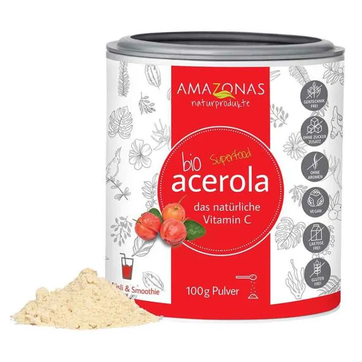 Acerola 100% Bio Pur nat.Vit, 100 g