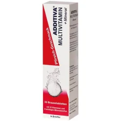 Additiva Multivitamin + Mineral Pfirsich R Brausetabletten, 20 St