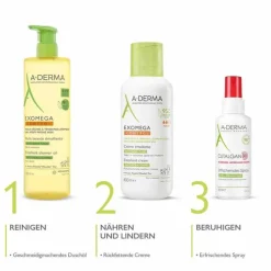 A-Derma Exomega Control Creme + Spray Promo-Kit, 1 St