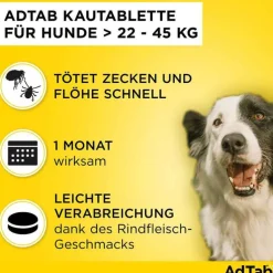 AdTab™ Kautabletten für extra große Hunde 900 mg 22 bis 45 kg, 3 St