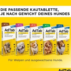 AdTab™ Kautabletten für große Hunde 450 mg 11 bis 22 kg, 3 St