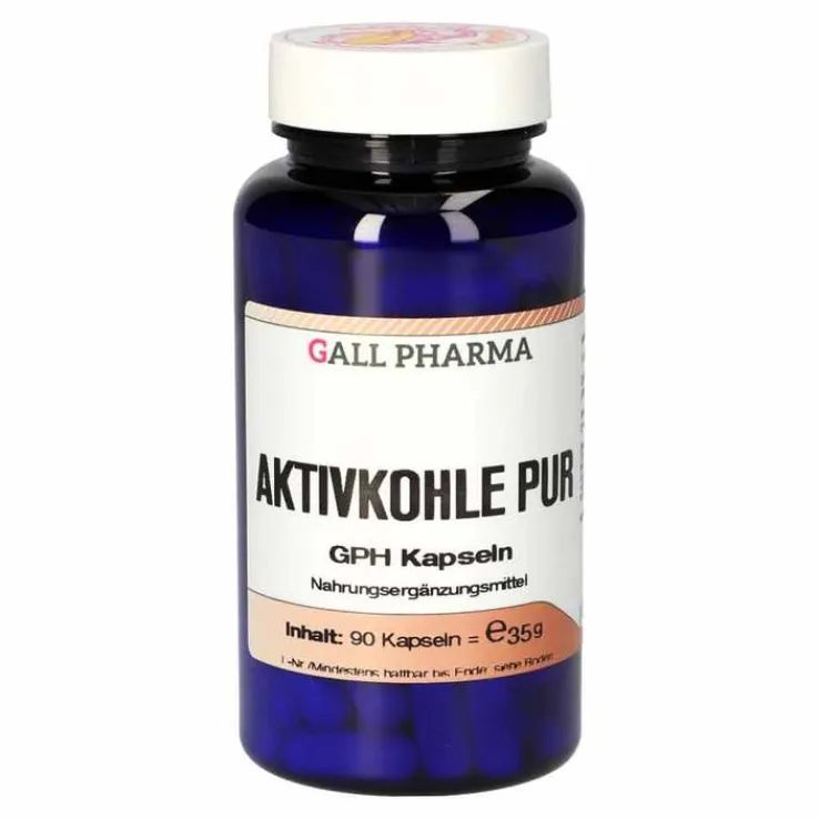 Aktivkohle Kapseln Pur GPH, 90 St