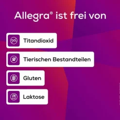 Allegra Allergietabletten 20 mg Tabletten, 6 St