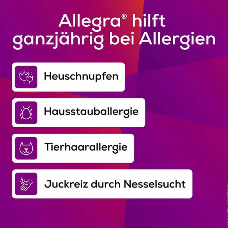 Allegra Allergietabletten Kinder 10 mg Schmelztabletten, 20 St