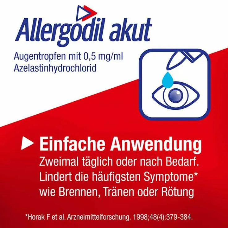 Allergodil akut Augentropfen mit Azelastin, 6 ml
