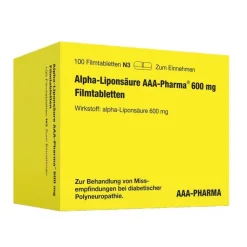 Alpha Liponsäure AAA Pharma 600 mg Filmtabletten, 100 St