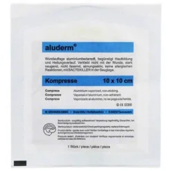 Aluderm Kompressen 10x10cm, 1 St