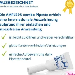 Amflee combo 50 mg/60 mg Lösung zum Auftropfen für Katzen, 3 St