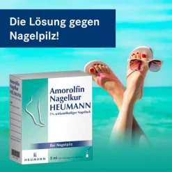 Amorolfin Nagelkur HEUMANN 5 % wirkstoffhaltiger Nagellack, 5 ml