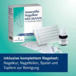 Amorolfin Nagelkur HEUMANN 5 % wirkstoffhaltiger Nagellack, 5 ml