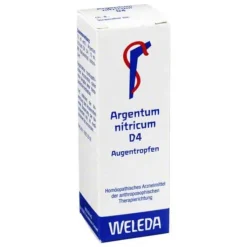 Argentum nitricum D 4 Augentropfen, 10 ml
