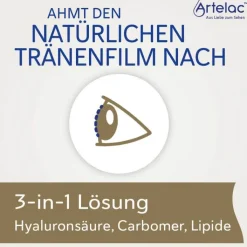 Artelac Complete EDO Augentropfen bei trockenen Augen, 10X0.5 ml