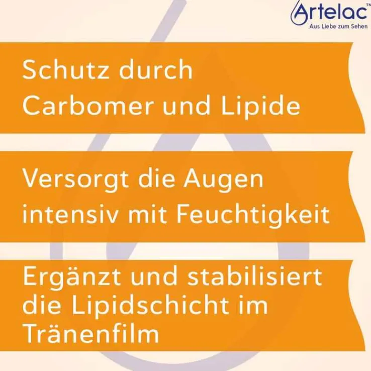 Artelac® Lipids EDO® Augengeltropfen für stark tränende Augen, 30X0.6 g