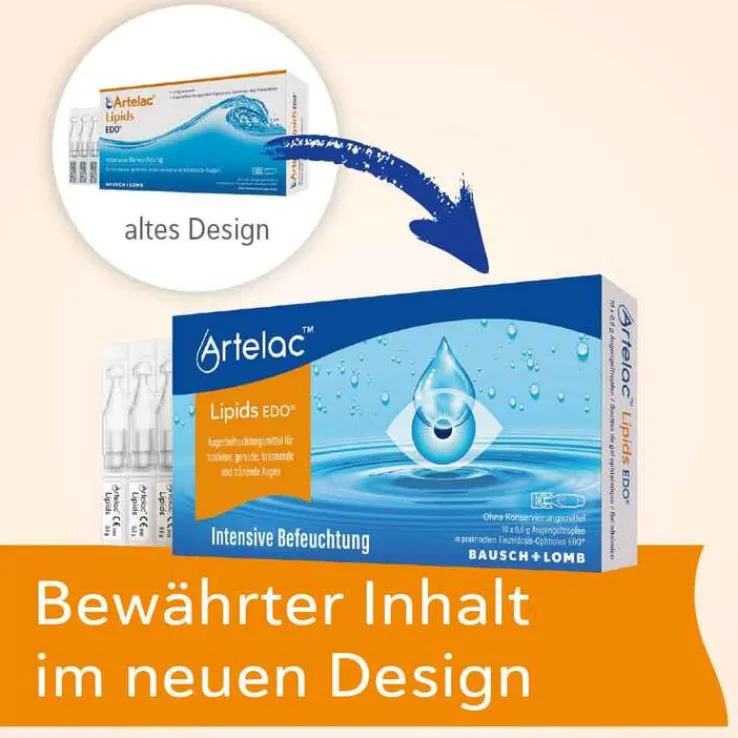 Artelac® Lipids EDO® Augengeltropfen für stark tränende Augen, 120X0.6 g