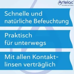 Artelac® Splash EDO® Augentropfen für trockene brennende Augen, 60X0.5 ml
