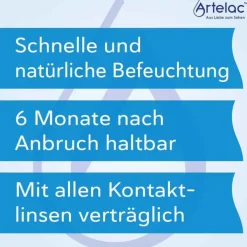 Artelac® Splash MDO® Augentropfen für trockene brennende Augen, 1X10 ml