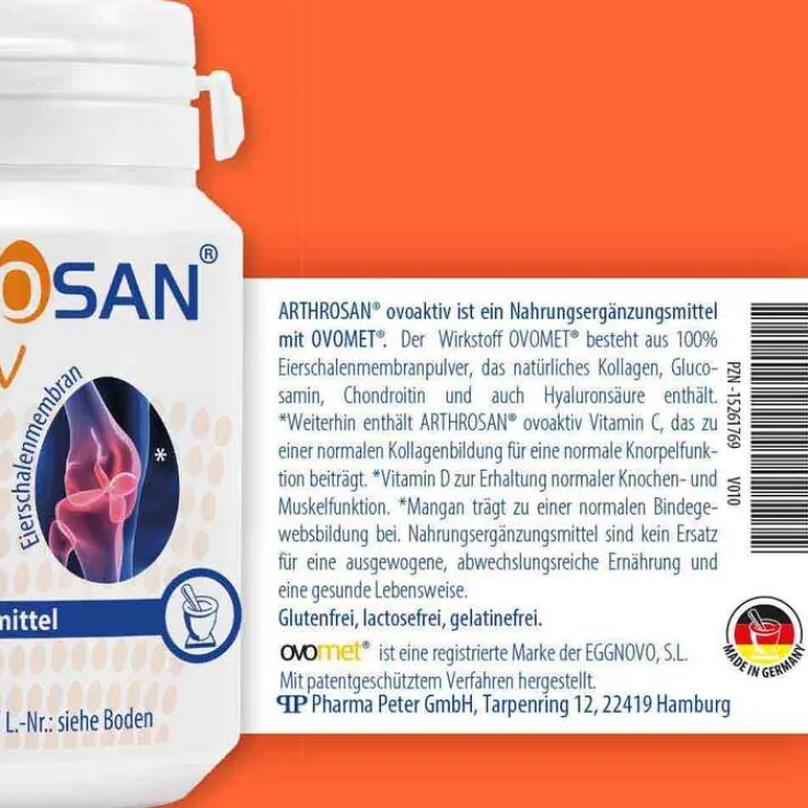 Arthrosan ovoaktiv Eierschalenmembran Kapseln, 90 St