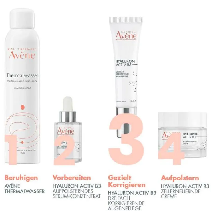 Avene Hyaluron Activ B3 dreifach korrigierende Augenpflege, 15 ml