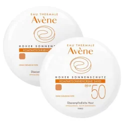 Avene Kompaktsonnencreme sand SPF 50 , 2x10 g