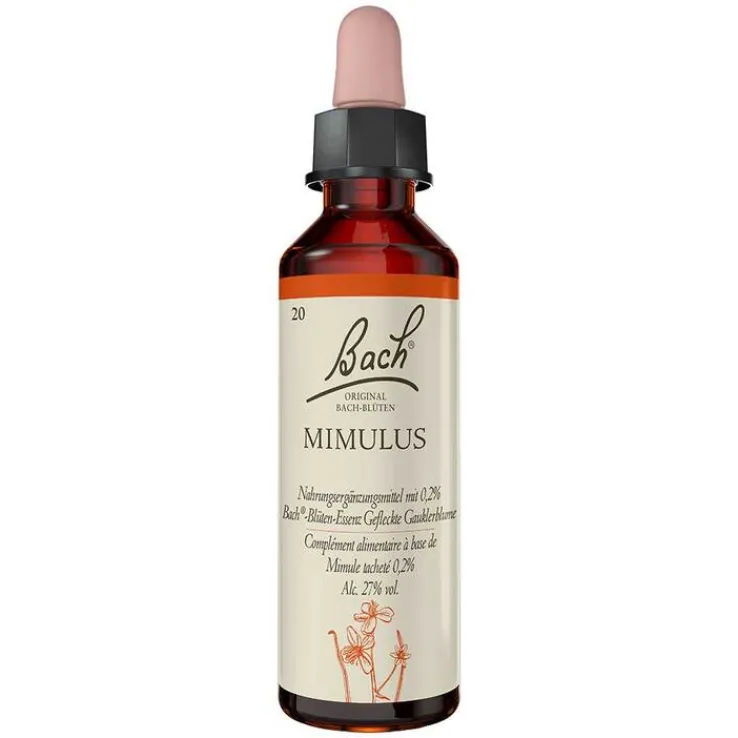 Bachblüten Nr. 20 Mimulus Tropfen, 20 ml