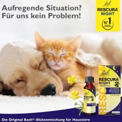 Bachblüten Original Rescura Night Pets Tropfen alkoholfrei , 10 ml