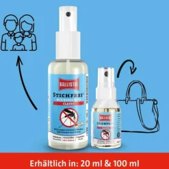 Ballistol Stichfrei Mückenschutz Classic Pumpspray, 20 ml