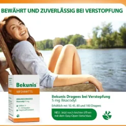 Bekunis Dragees Bisacodyl 5 mg, 80 St