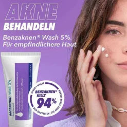 Benzaknen® Wash 5% Suspension bei unreiner Haut und leichter Akne, 50 g