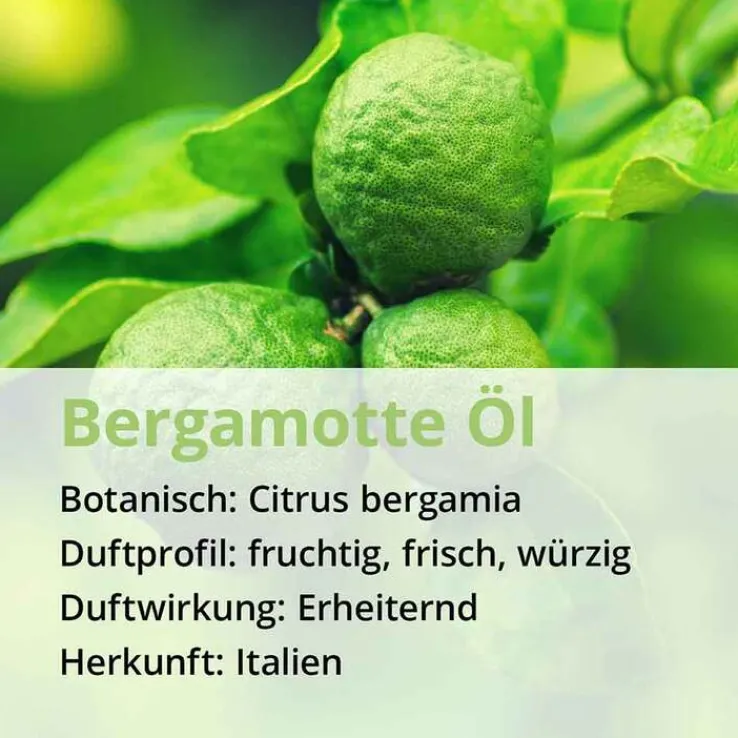 Bergamotte Öl naturrein ätherisch, 10 ml