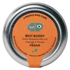 Best Buddy Körperbutter mit Orange & Minze, 40 g