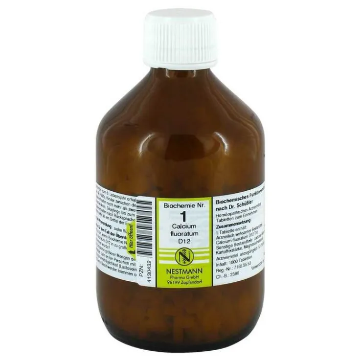 Biochemie 1 Calcium fluoratum D 12 Tabletten, 1000 St