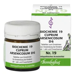 Biochemie 19 Cuprum arsenicosum D 6 Tabletten, 80 St
