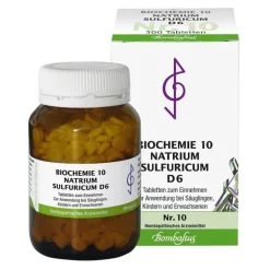Biochemie 10 Natrium sulfuricum D 6 Tabletten, 500 St