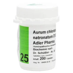 Biochemie Adler 25 Aurum chloratum Natrium D12 Tabletten, 200 St