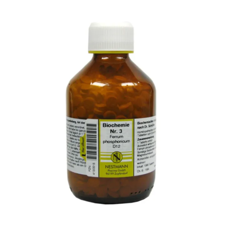Biochemie Nr. 3 Ferrum phosphoricum D12, 1000 St