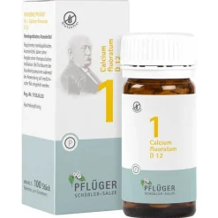 Biochemie Pflüger 1 Calcium fluoratum D 12 Tabletten, 100 St