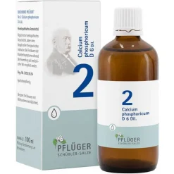 Biochemie Pflüger 2 Calcium phosphoricum D 6 Tropfen, 100 ml
