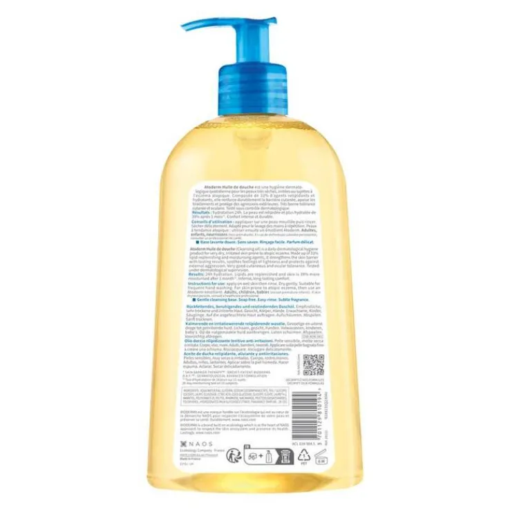 Bioderma Atoderm Huile de Douche, 500 ml