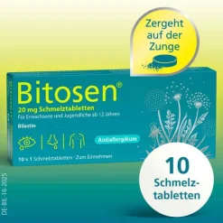 Bitosen 20 mg Schmelztabletten, 10 St