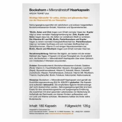 Bockshorn + Mikronährstoff Haarkapseln, 180 St