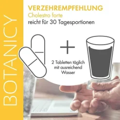 Botanicy Cholestro forte mit Bergavit Tabletten, 60 St