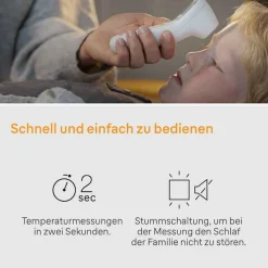 Braun Sensian 3 kontaktloses Thermometer, 1 St