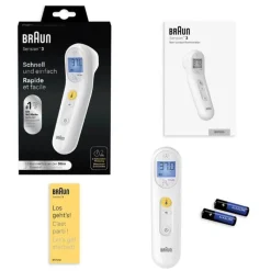 Braun Sensian 3 kontaktloses Thermometer, 1 St