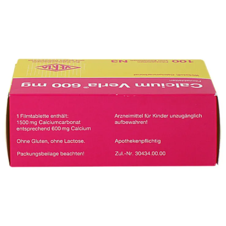 Calcium Verla 600 mg Filmtabletten, 100 St