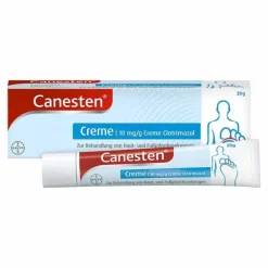 Canesten Creme gegen Pilzerkrankungen an Haut & Füßen , 20 g