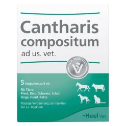 Cantharis Compositum Ampullen vet. (für Tiere), 5 St