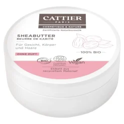 Cattier Sheabutter 100% biologisch, 100 g