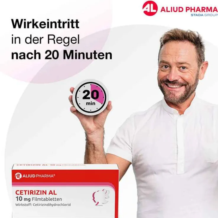 CETIRIZIN AL 10 mg Filmtabletten, 100 St