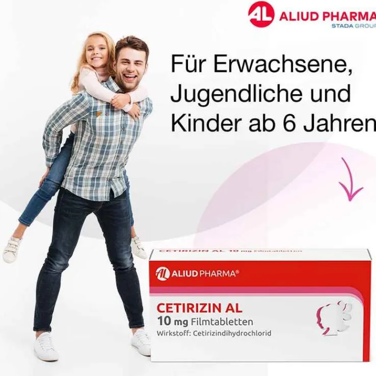 CETIRIZIN AL 10 mg Filmtabletten, 100 St